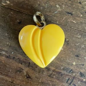 Bakelite Heart Pendant